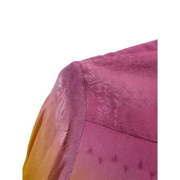 Rococo Sand Ombre Multicolor Wrap Mini Dress Size Small - Picture 7 of 13